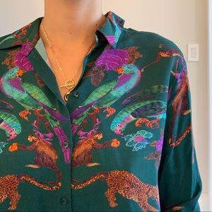 Classy H&M Animal Print Shirt BRAND NEW